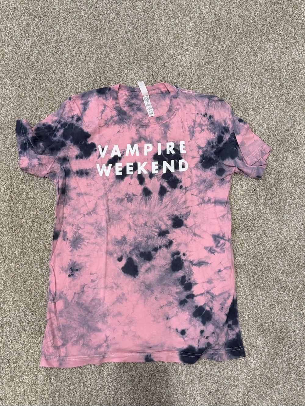 Women’s Vampire Weekend Pink Tie-Dye Graphic Tee